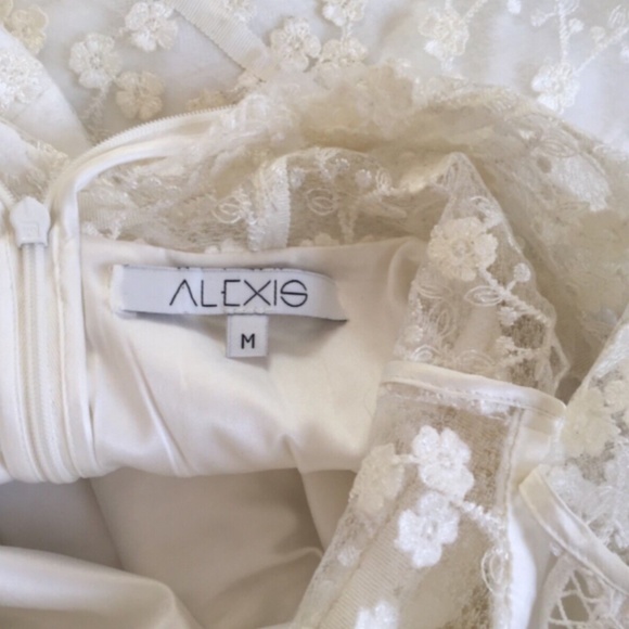 ★Org.$1350 ALEXIS Embroidered A-Line Midi Dress M ( Sold Out Everywhere!! )★ - Picture 7 of 8